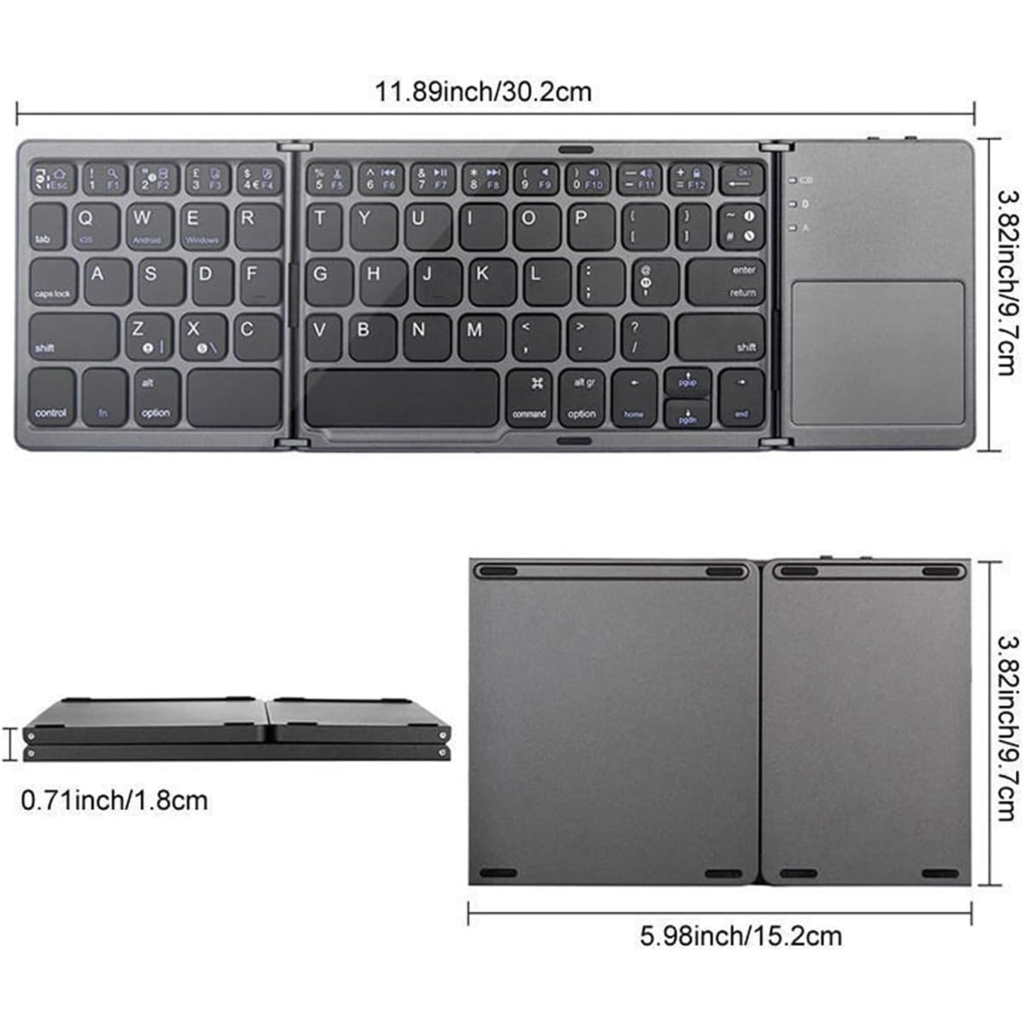 Mini teclado Bluetooth